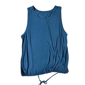 Lululemon Night Diver Calm and Serene Tank Cinch Waist Open Back